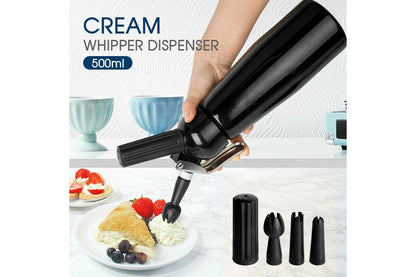 Black Cream whipper Whipped cream dispenser Dessert Coffee Foam Whip Cream chargers