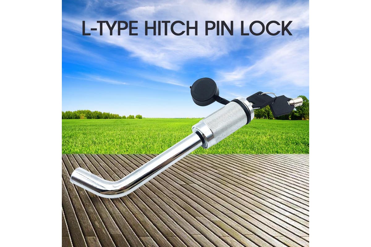 Hitch Pin Lock Security Tow Ball Bar L type Caravan Trailer Anti Theft