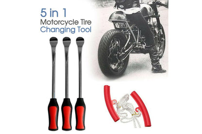 5 in 1 Motorcycle Motorbike Practical Spoon Tire Irons Lever Tyre Changing Tool