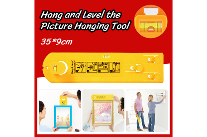 Picture Hanging tool Tools Frame Hanger Easy Wall Photo Hanging Level Ruler