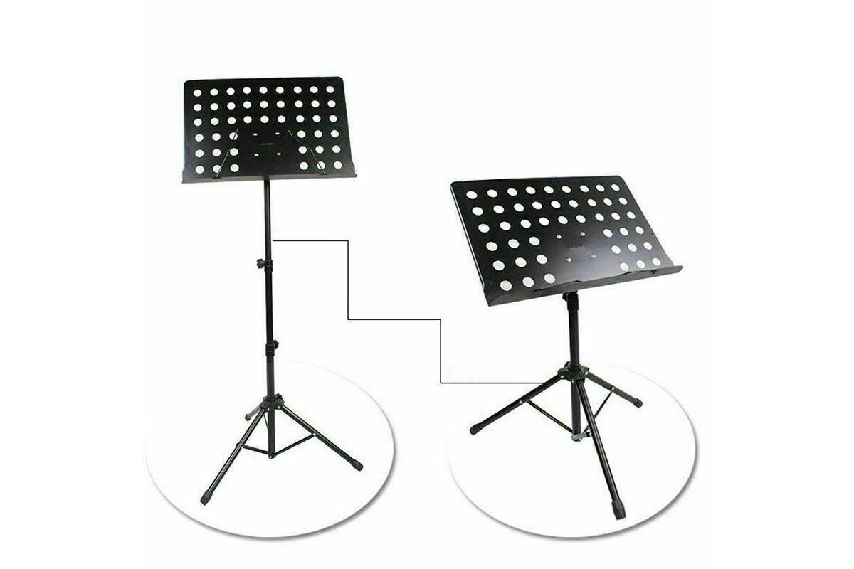 Adjustable Music Stage Stand Heavy Duty Metal Music Sheet Conductor Folding