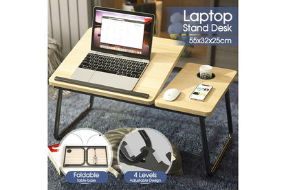 Portable Foldable Laptop Stand Desk Table Tray Bed Study Adjustable NEW