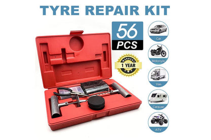 Recovery Tyre 67PCS Puncture Repair Kit Heavy Duty 4WD Offroad Plugs Tubeless