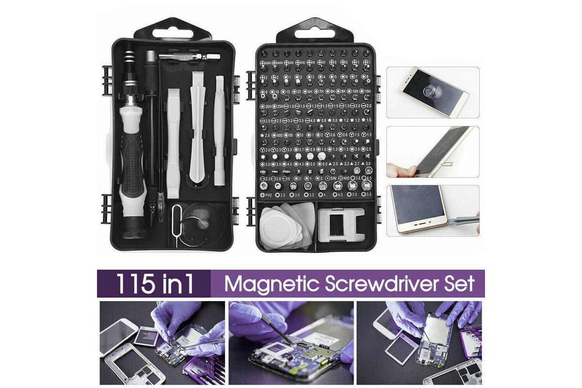 Precision Screwdriver 115 IN 1 Set Torx Computer PC Phone Watch Repair Tool Kit