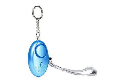 1PCS Personal Alarm Self-defense Siren Emergency Safe Keychain Sound Song Torch Blue