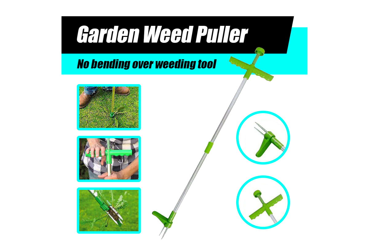 Weed Puller Weeder Twister Twist Pull Garden Lawn Root Killer Remover Tool