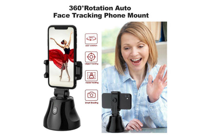 Wireless 360? Rotation Auto Face Tracking Smart Shooting Camera Phone Mount