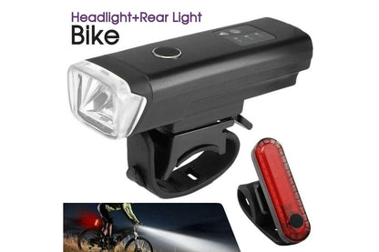 Waterproof Rechargeable LED Bike Bicycle Light USB Cycle Front Back Headlight