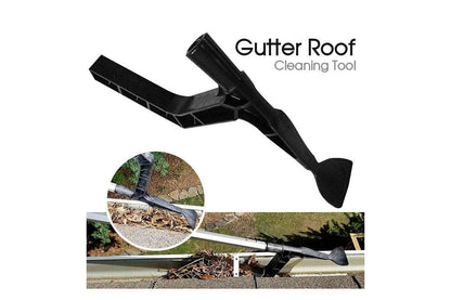 Gutter Roof Cleaning Tool Hook Shovel Scoop Leaves Dirt Remove Home Cleaner