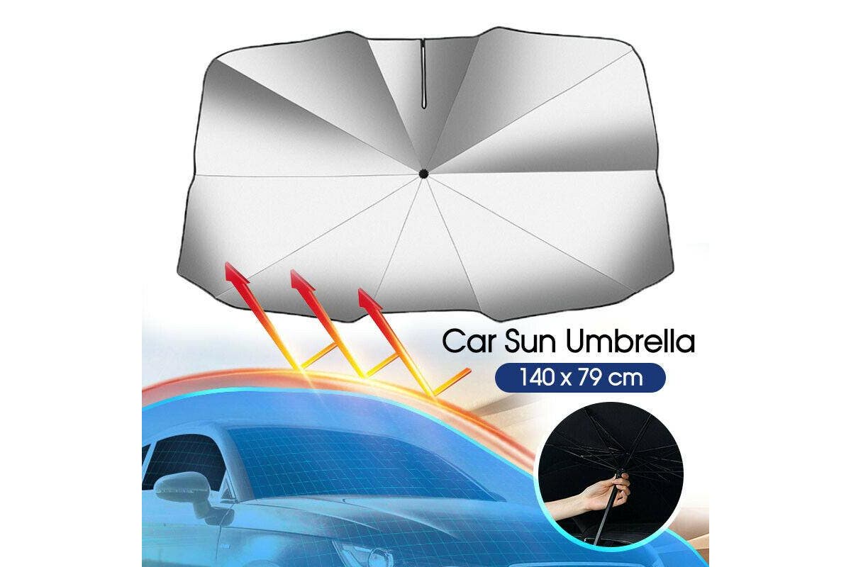 Foldable Car Windshield Sunshade Umbrella Front Window Cover Visor Sun Shade