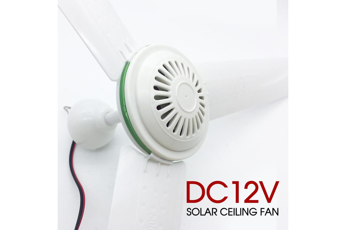 3 Blade Ceiling Fan High Quality 12V 0.7AMP Camping CaravanSuit For Solar Power