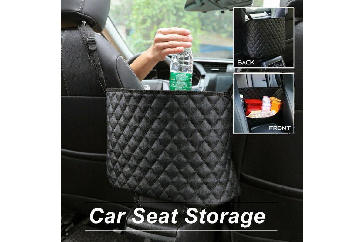 Advanced Between Car Seat Storage Bag Net Pocket Handbag Holder Organize