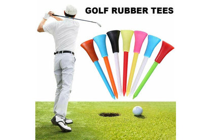 110Pcs Plastic & Rubber Cushion Top Golf Tees 83mm High Quality Fast Dispatch