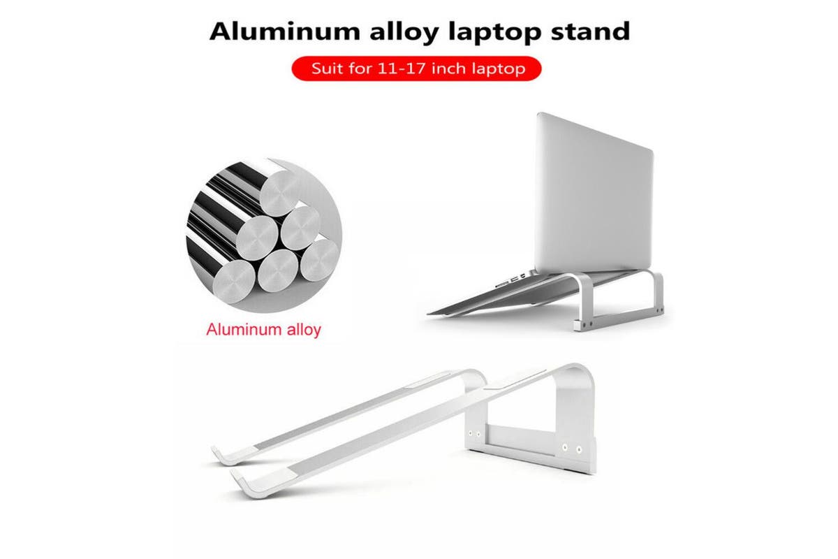 Portable Aluminium Laptop Stand Tray Holder Riser For iPad MacBook Notebook