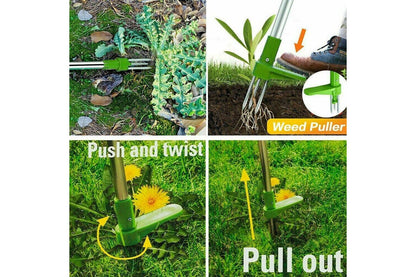 Weed Puller Weeder Twister Twist Pull Garden Lawn Root Killer Remover Tool