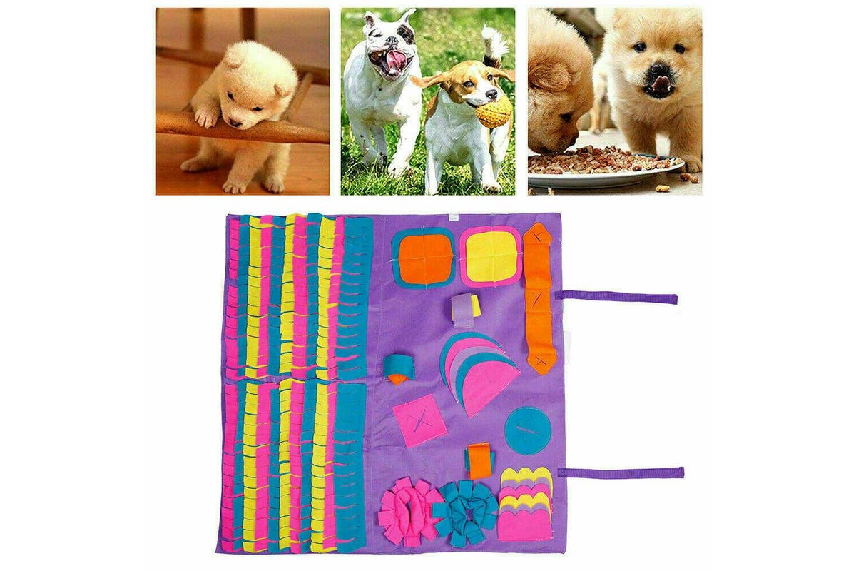 Dog Pet Nose Training Sniffing Pad Toys Blanket Game Feeding Cushion Snuffle Mat