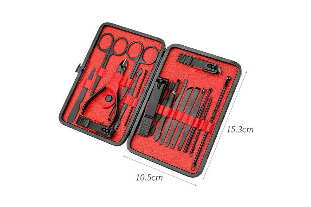 18PCS/Set Tools Pedicure Kit Stainless Steel Nail Grooming Clippers Manicure