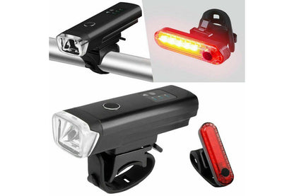 Waterproof Rechargeable LED Bike Bicycle Light USB Cycle Front Back Headlight