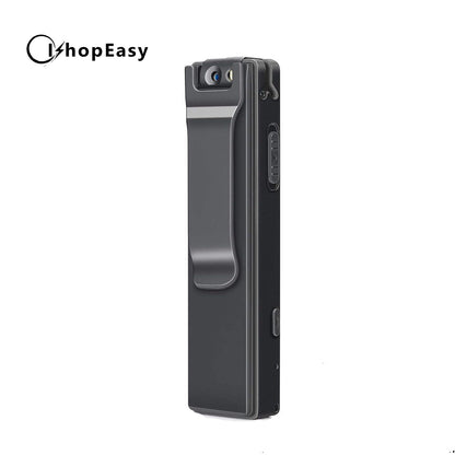 Ishopeasy Mini Body Camera & Clips 1080P Small Micro Camera Audio Video Wearable Portable