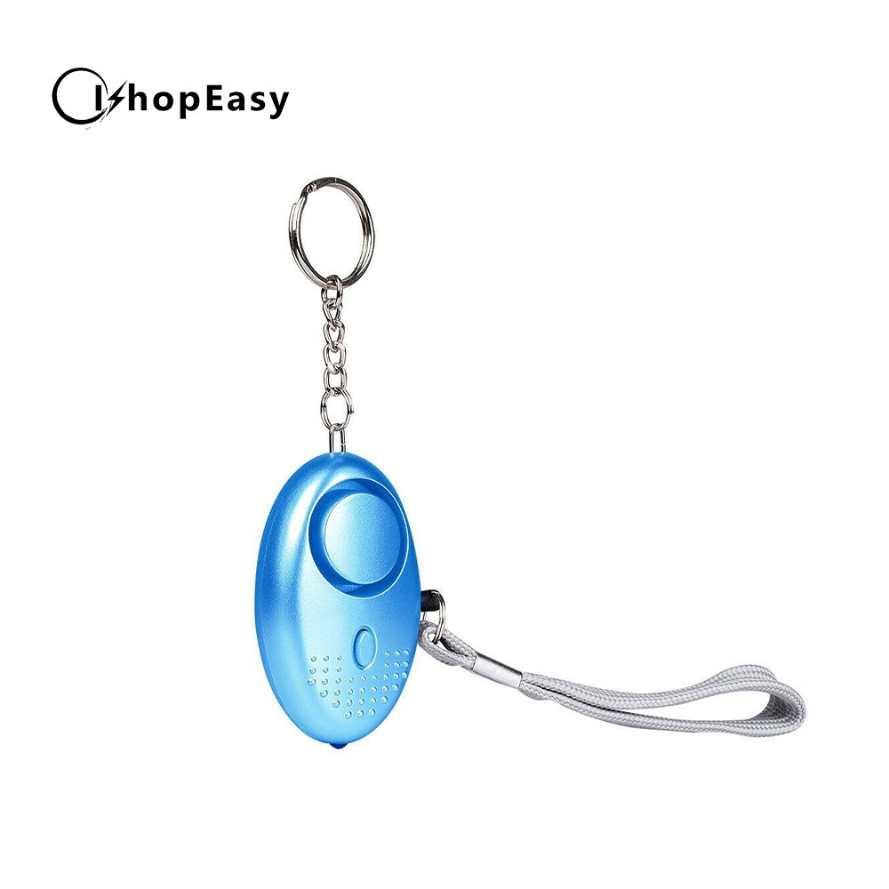 1PCS Personal Alarm Self-defense Siren Emergency Safe Keychain Sound Song Torch Blue