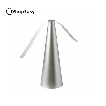 Fly Free Entertaining Chemical Free Fly Repellent Fly Fan Outdoor Indoor Home Silver