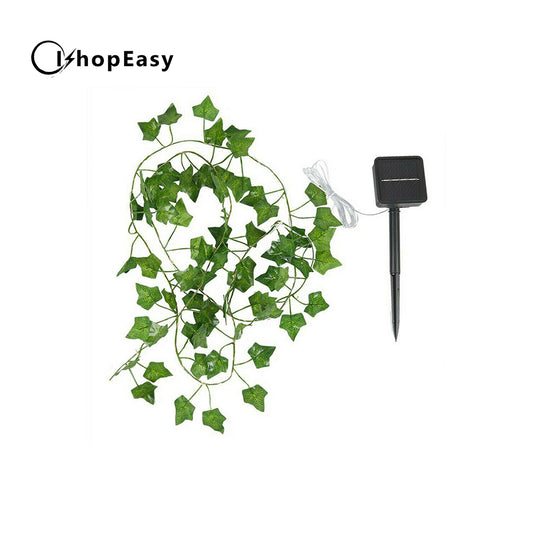 100LED Solar Powered Ivy Fairy String Lights Garden Outdoor Wall Fence Light