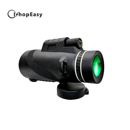 Durable Portable Telescope Monocular Travel +Phone Clip +Tripodset