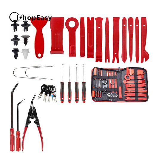 Ishopeasy 158xCar Trim Removal Tool Auto Hand Tools Pry Bar Dash Panel Door Interior Kits