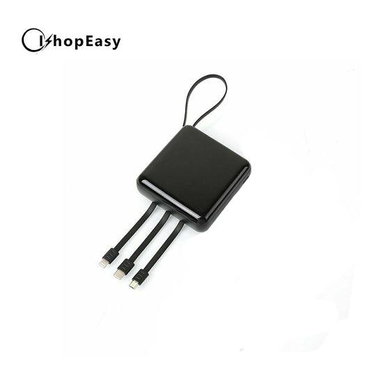 Portable 10000mAh Power Bank Mini USB Pack LED Battery Charger For Mobile Phone Compatible with Iphone, Ipad, Samsung