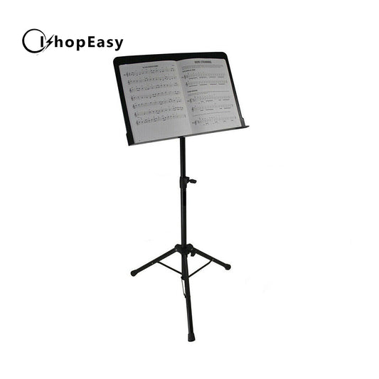 Adjustable Music Stage Stand Heavy Duty Metal Music Sheet Conductor Folding