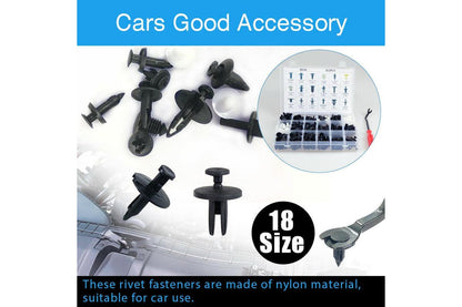 Push Pin Rivet Fasteners Auto Car Body Plastic Trim Panel Moulding Clip 415PCS