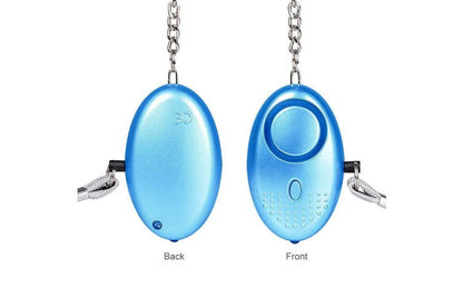 1PCS Personal Alarm Self-defense Siren Emergency Safe Keychain Sound Song Torch Blue