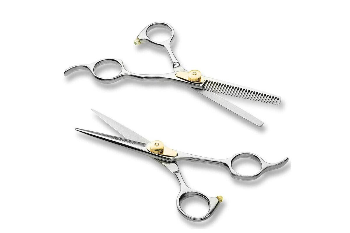 2 X 6 Inch Professional Hair Cutting Thinning Scissors Salon Shears Hairdressing Set