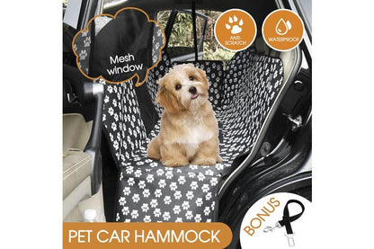 Pet Back Car Seat Cover Hammock Nonslip Dog Puppy Cat Waterproof Rear Large