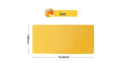 Honeycomb Foundation Sheet Wax Frames Beekeeping Honey Bee Hive Equipment 30PCS