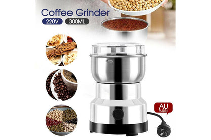 Electric Coffee Grinder Grinding Milling Bean Nut Spice Matte Blender 220V