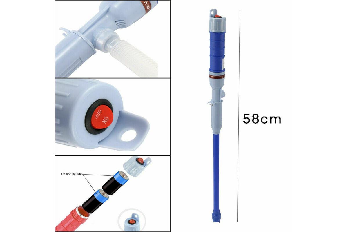 Oil Water Battery Liquid Transfer Hand Pipe Pump Fishbowl Gas Electric Siphon