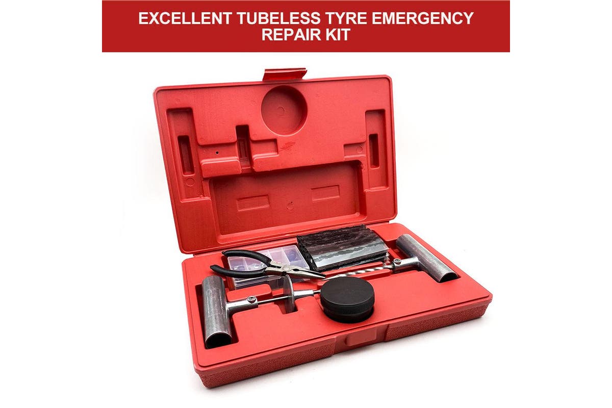 Recovery Tyre 67PCS Puncture Repair Kit Heavy Duty 4WD Offroad Plugs Tubeless