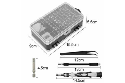 Precision Screwdriver 115 IN 1 Set Torx Computer PC Phone Watch Repair Tool Kit