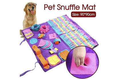 Dog Pet Nose Training Sniffing Pad Toys Blanket Game Feeding Cushion Snuffle Mat