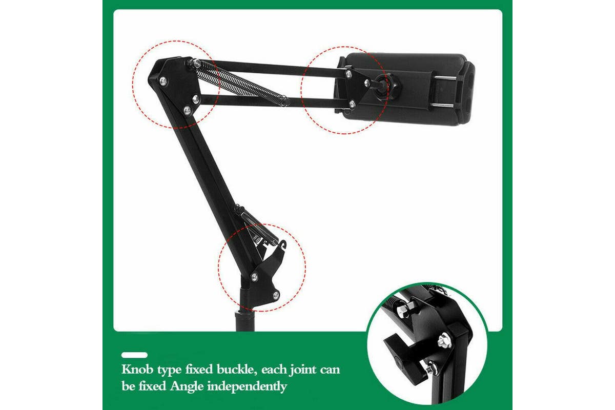 Adjustable Hands Free Floor Stand Holder For Tablet Smart Phone up to 12.9 inch Compatible with Ipad