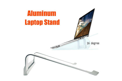 Portable Aluminium Laptop Stand Tray Holder Riser For iPad MacBook Notebook