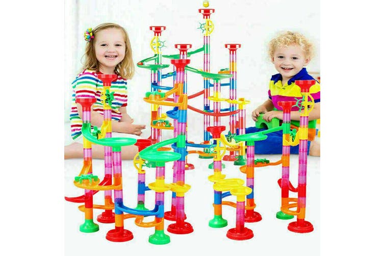 105Pcs Marble Run Race Construction Maze Ball Track DIY Building Block Kids Toy