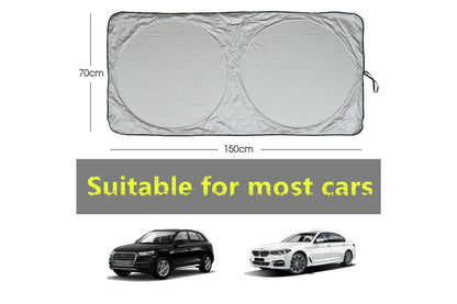 Foldable Large Size Sun Shade Car SunShade Truck Van Windshield Visor Sun Block