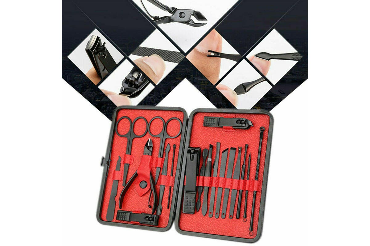 18PCS/Set Tools Pedicure Kit Stainless Steel Nail Grooming Clippers Manicure