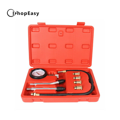 Compression Test Engine Petrol Tester Kit Set For Automotive Car Brass Tool