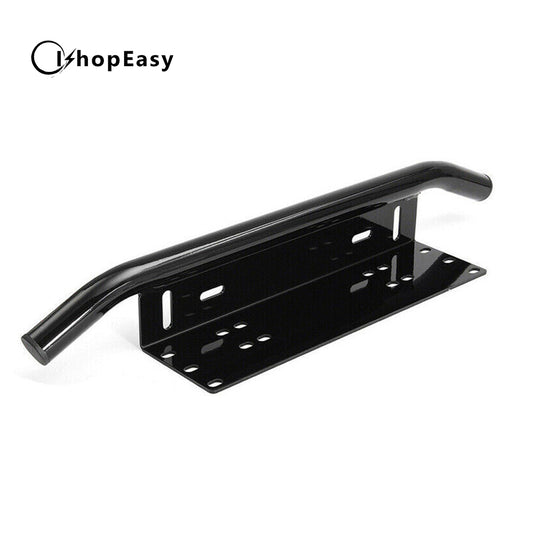 Number Plate Bullbar Frame For Driving Light Bar Mount Mounting Bracket Black