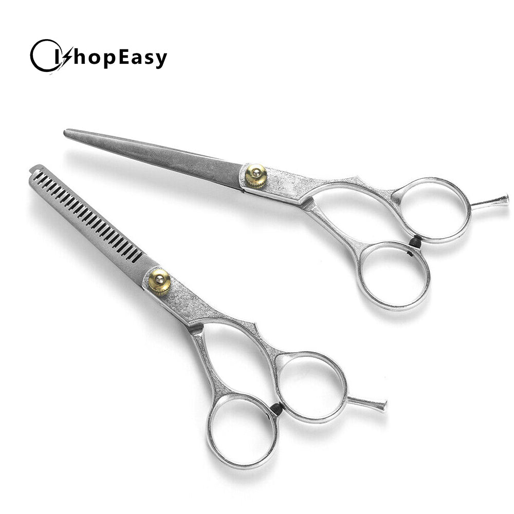 2 X 6 Inch Professional Hair Cutting Thinning Scissors Salon Shears Hairdressing Set