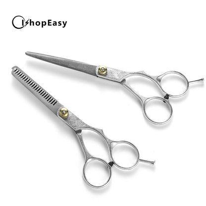 2 X 6 Inch Professional Hair Cutting Thinning Scissors Salon Shears Hairdressing Set