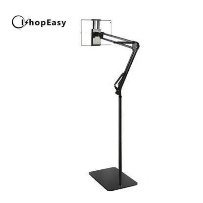 Adjustable Hands Free Floor Stand Holder For Tablet Smart Phone up to 12.9 inch Compatible with Ipad